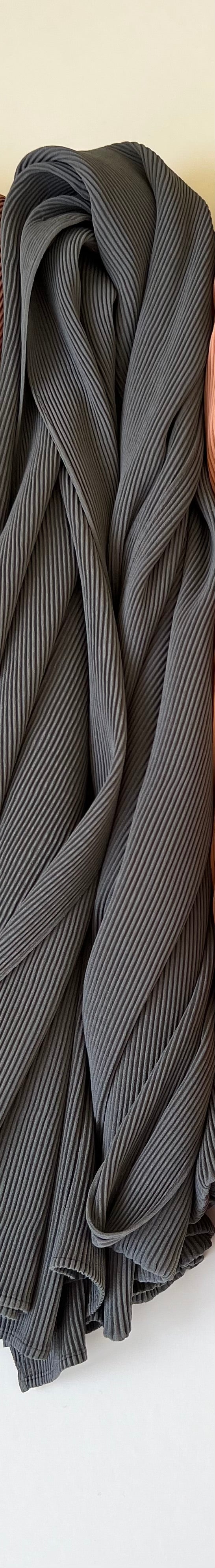 Premium fine pleat hijabs - set of 2