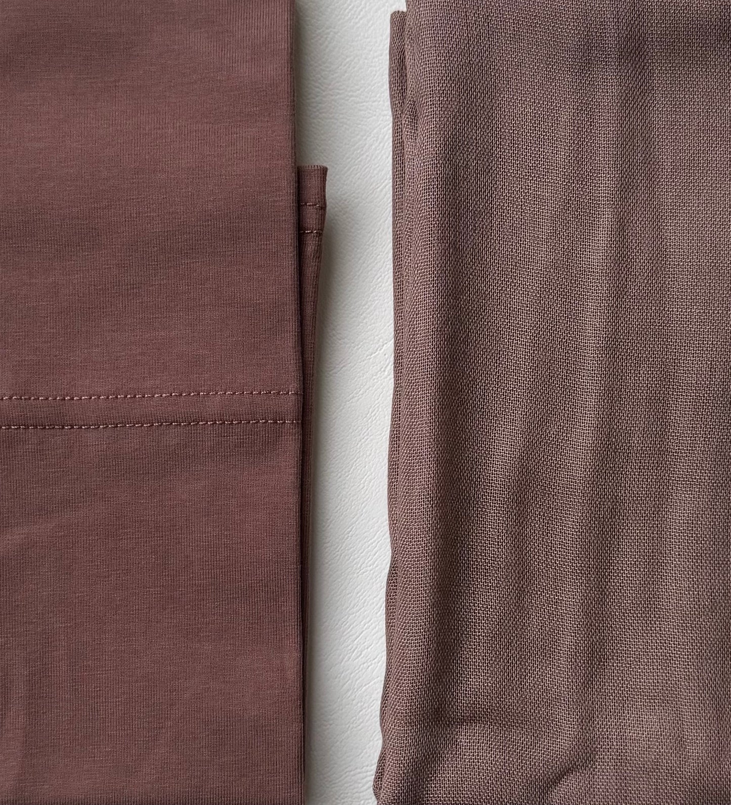 Premium Modal Cotton Mauve matching undercap