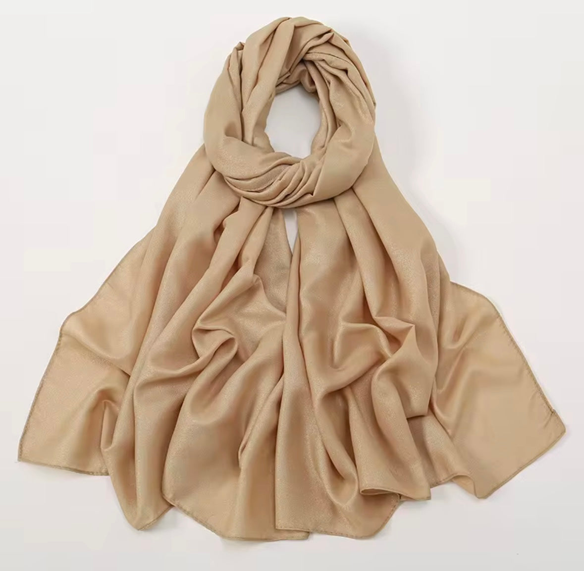Premium Sparkle Hijab - Gold