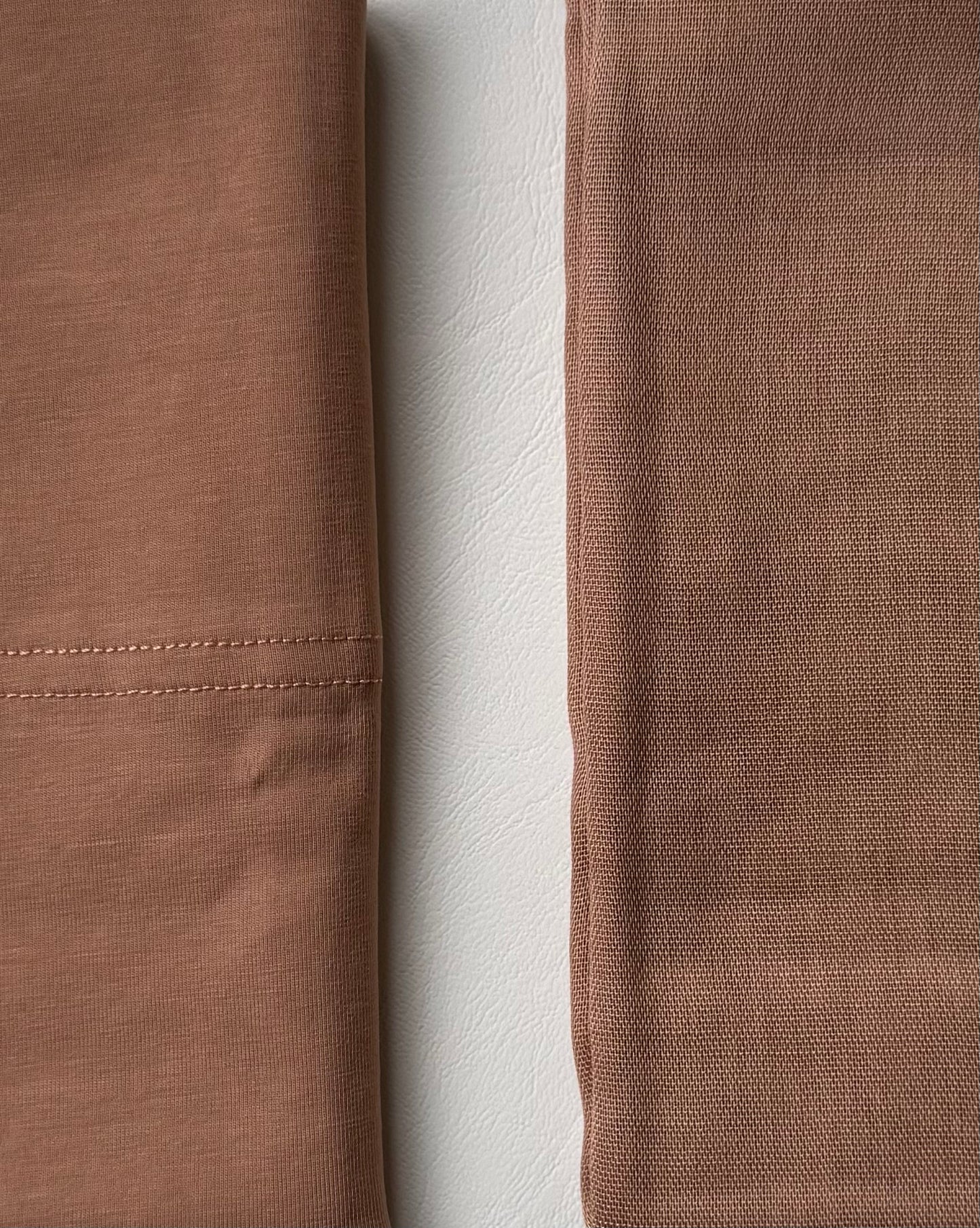 Premium Modal Cotton Light Brown matching undercap