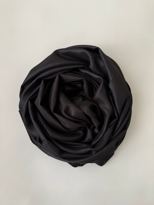 Premium Sparkle Hijab - Black