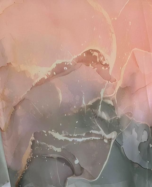 Marble chiffon print