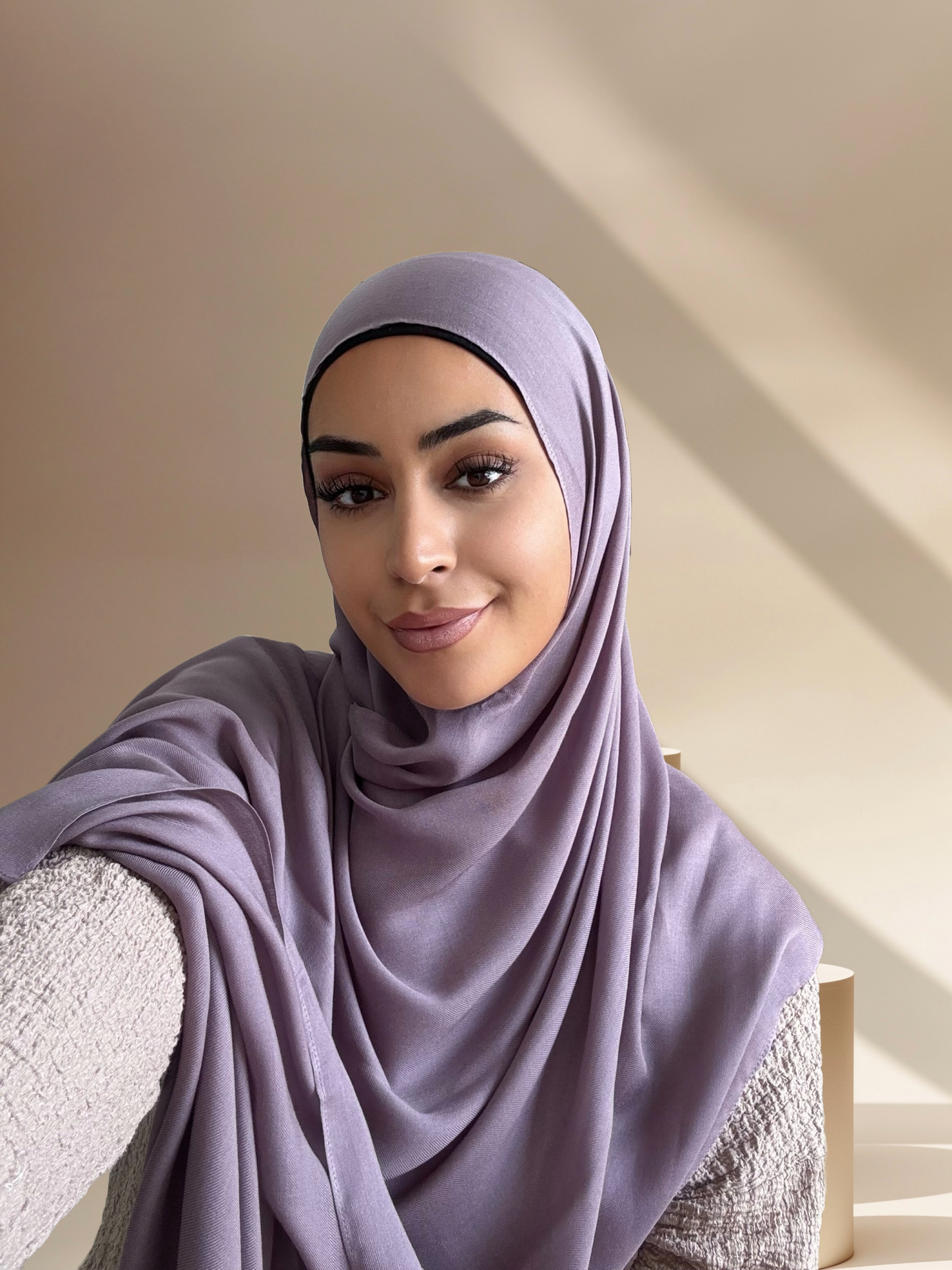 Premium Modal Twill Hijab - Lavendar
