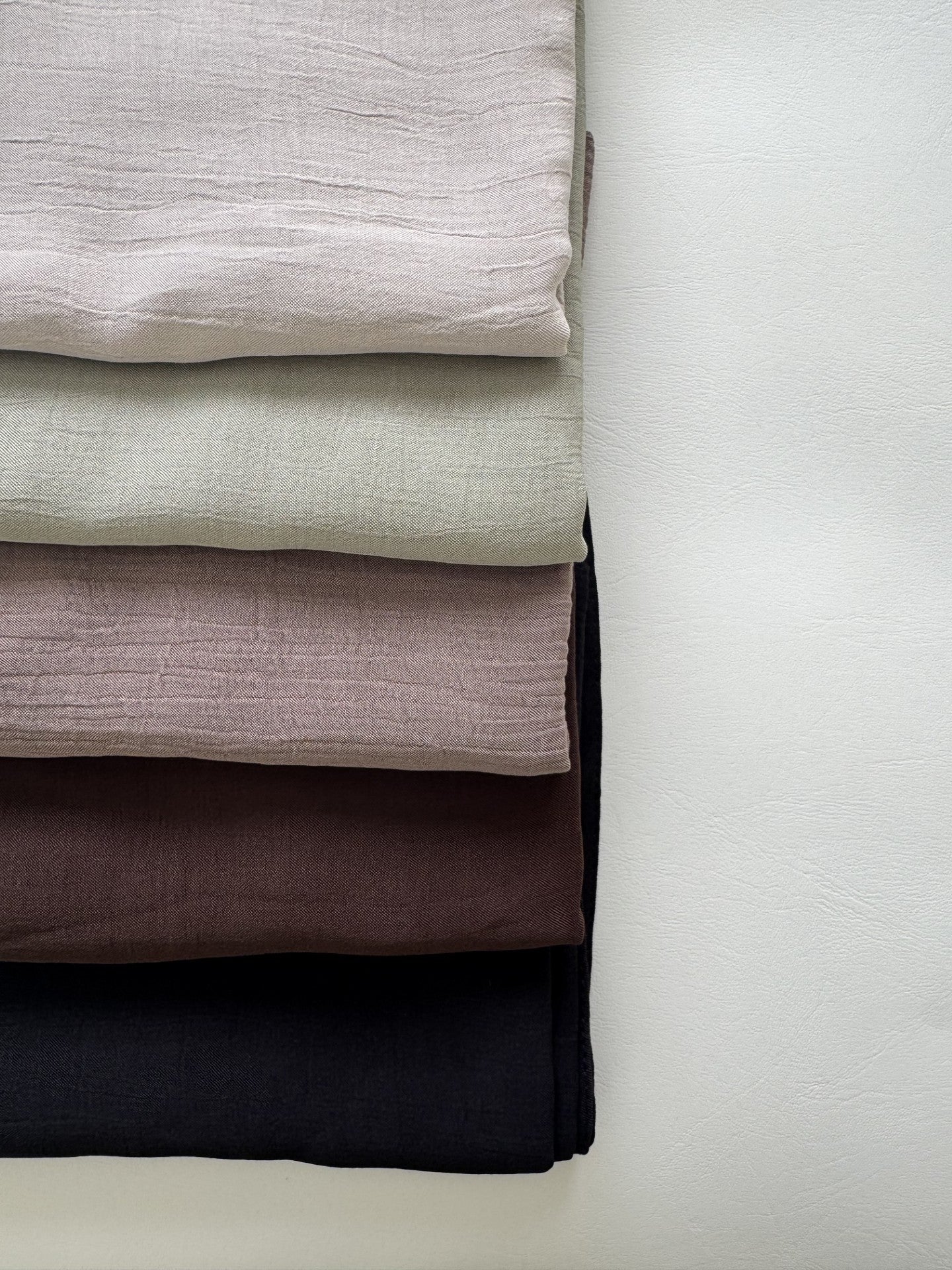 Premium Turkish Cotton Hijabs (Set of 5)