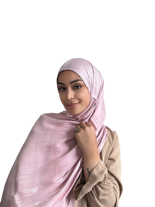 Premium Satin Shimmer Cotton Candy