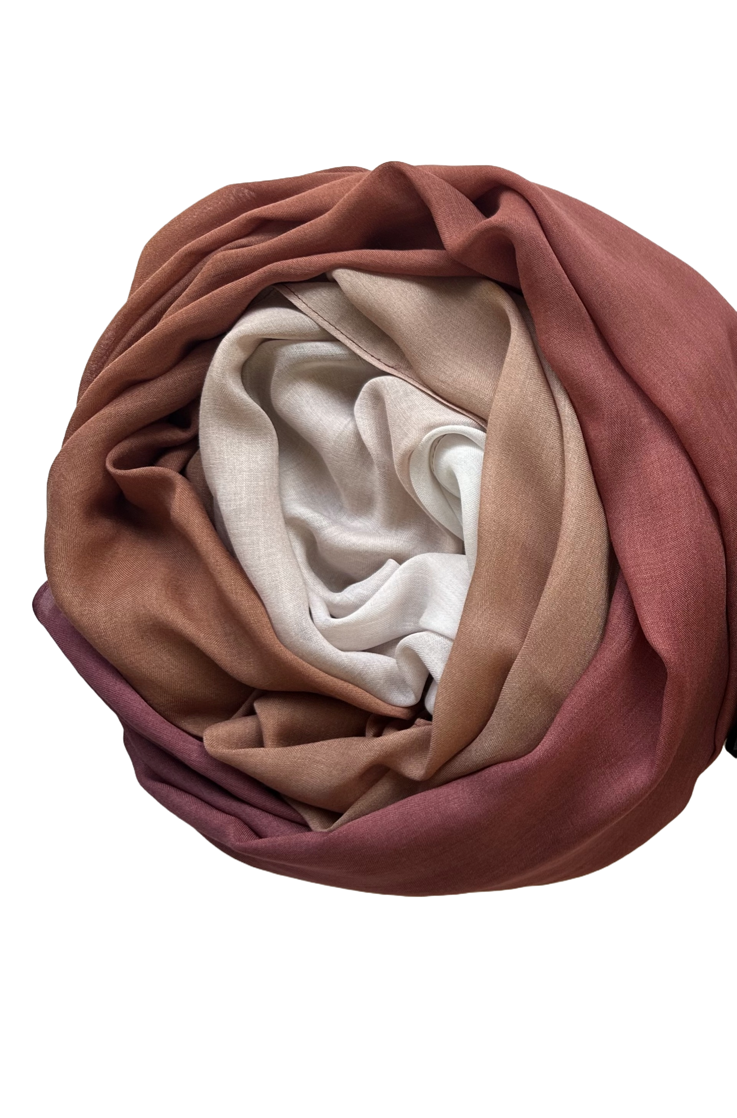 Taupe/Rouge Ombre Modal Cotton