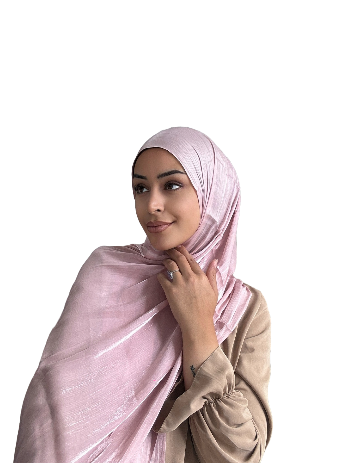 Premium Satin Shimmer Cotton Candy