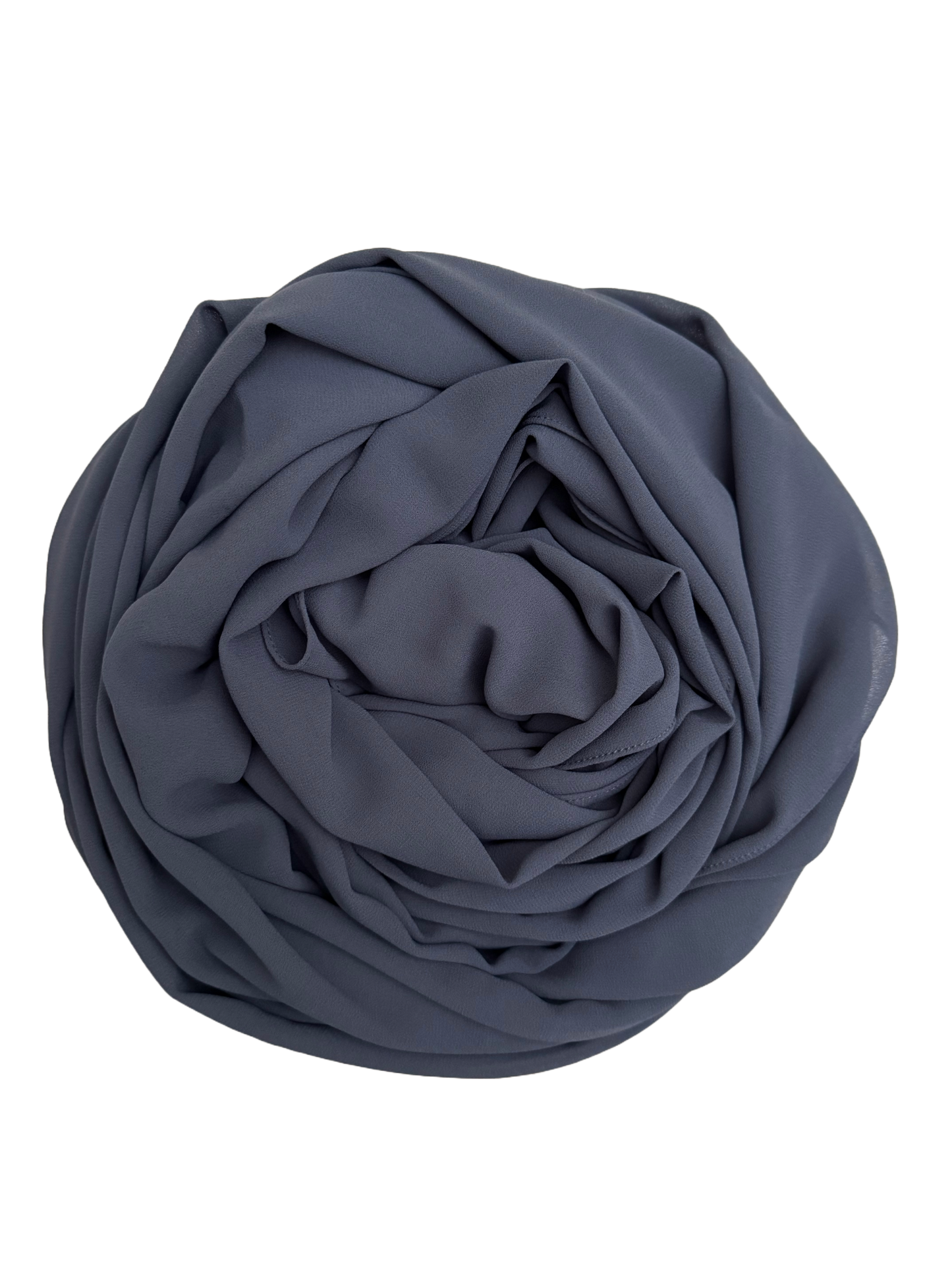 Premium Chiffon Slate Blue