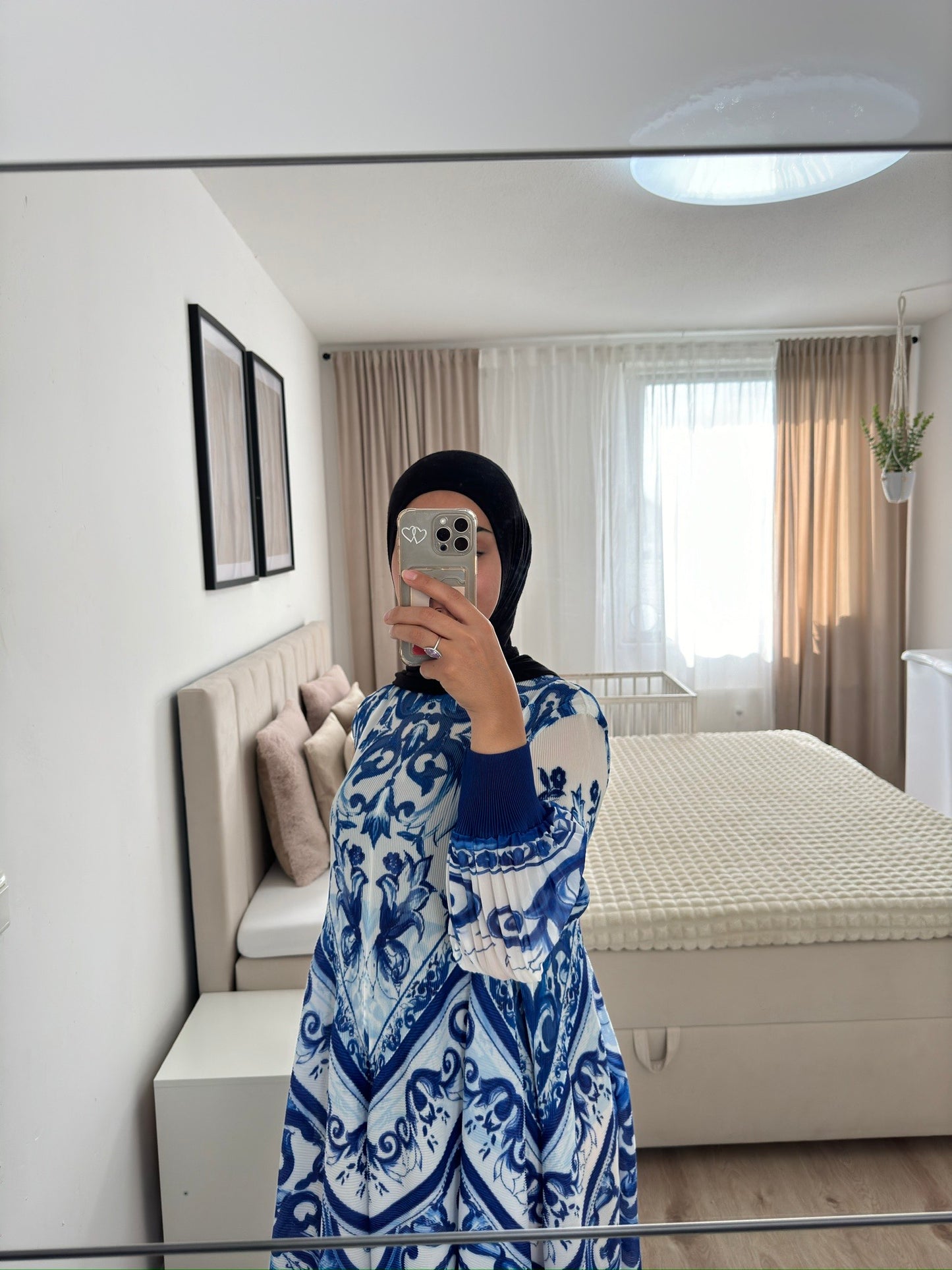Navy Maxi Dress + premium chiffon + bamboo tube undercap