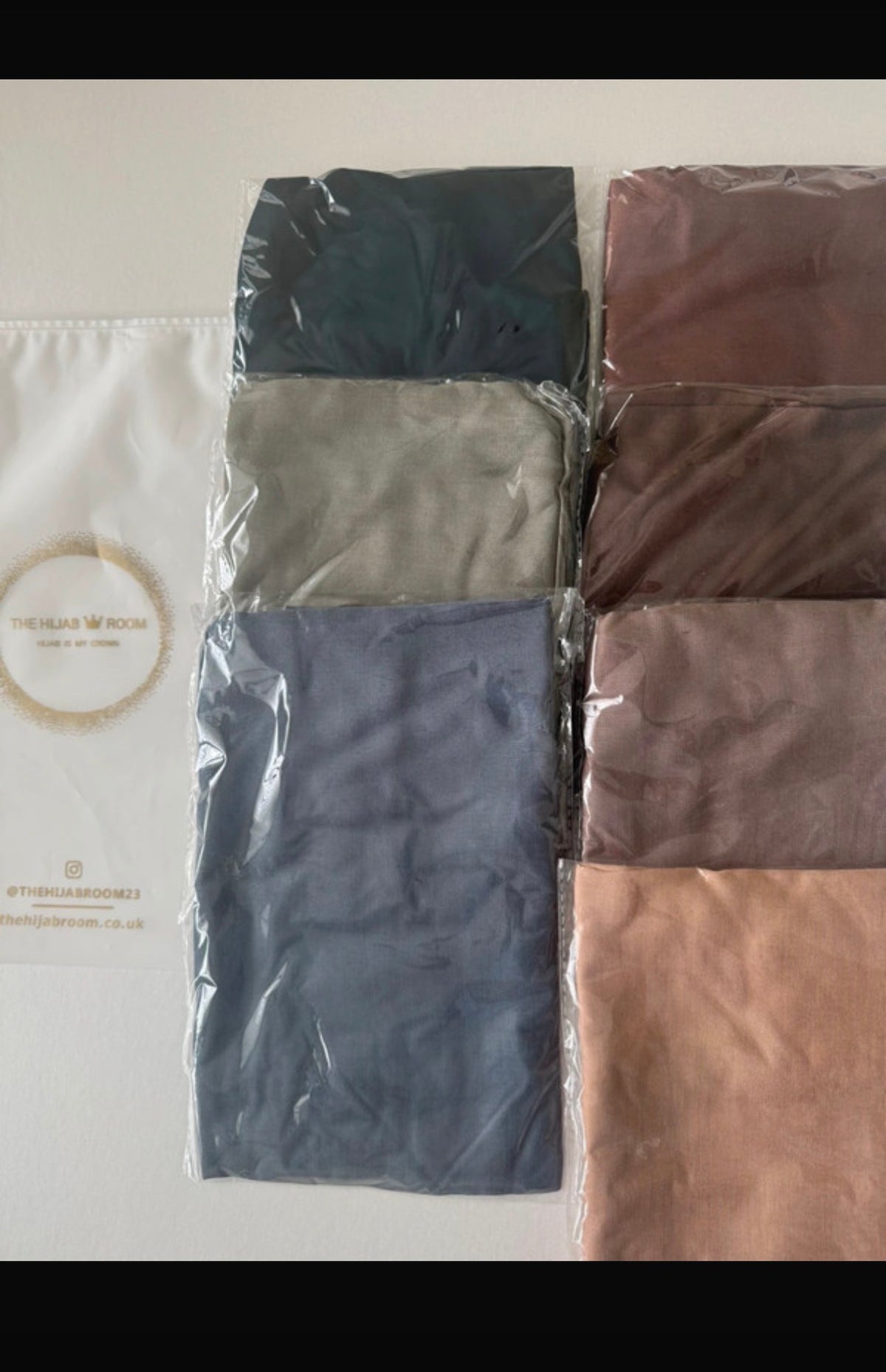 Set of 7 premium modal cotton with matching undercaps – The Hijab Room