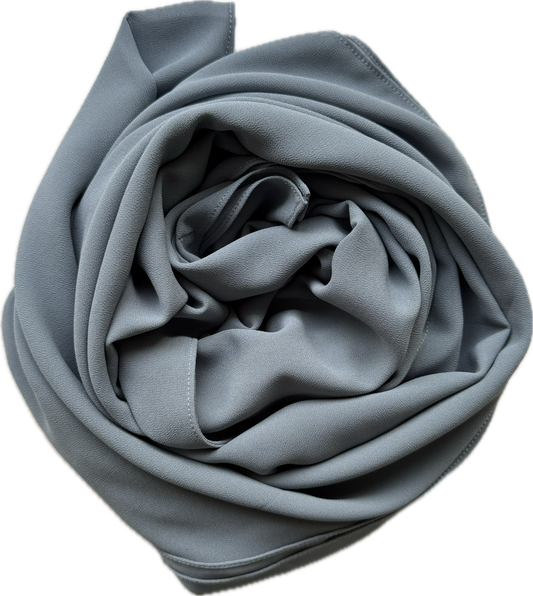 Premium Chiffon Dove Grey