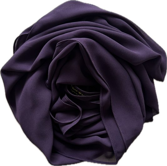 Premium Chiffon Dark Purple