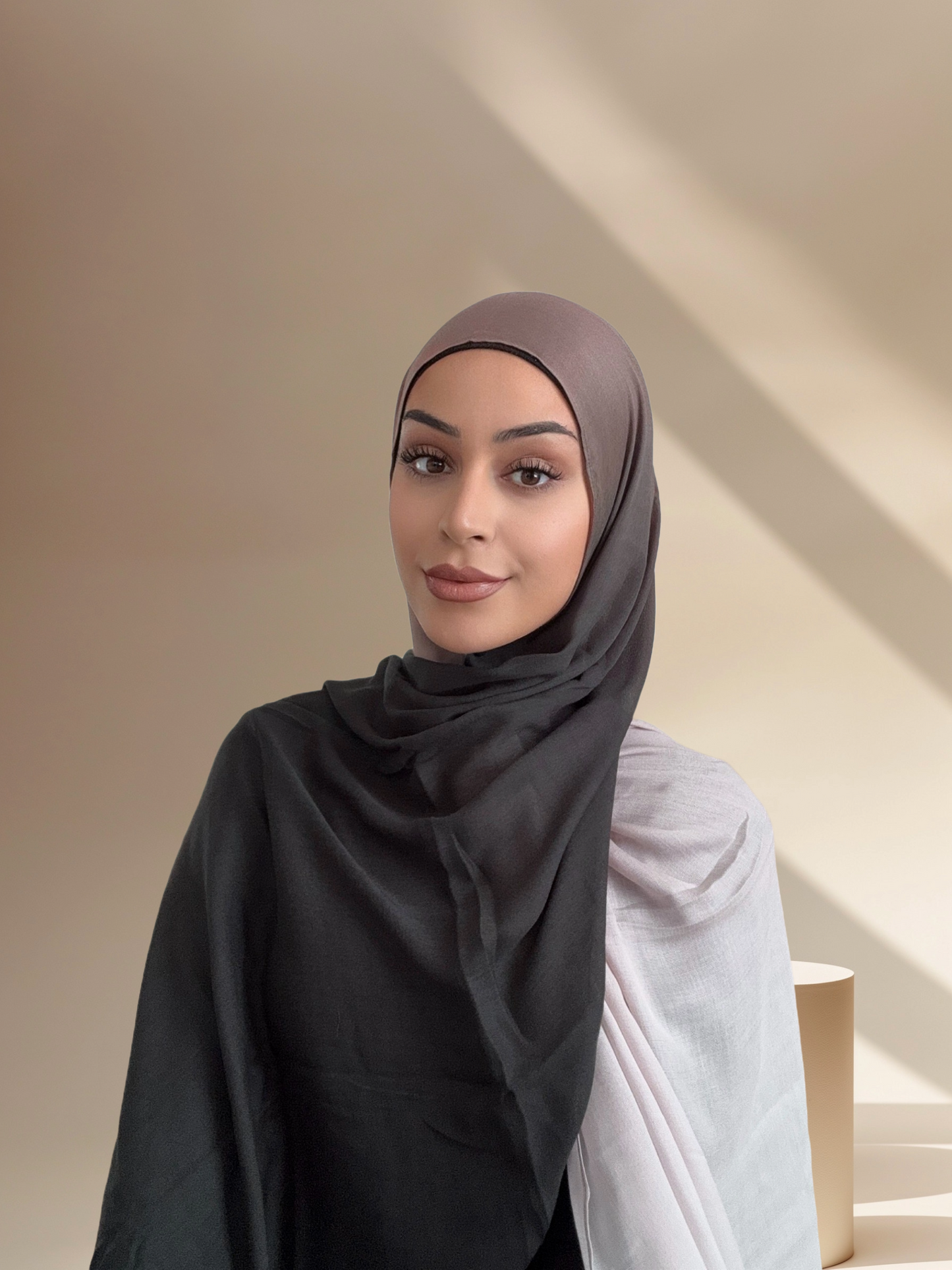 Taupe/Black Ombre Modal